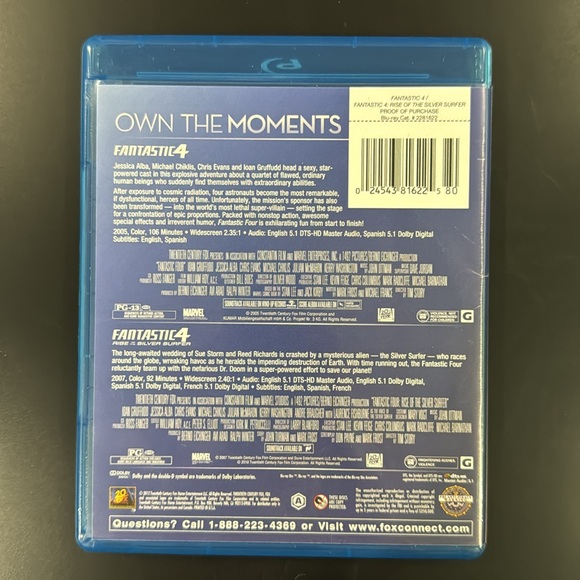 Fantastic 4 & Fantastic 4: Rise of the Silver Surfer - Blu-ray Set - Picture 2 of 5